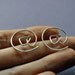 Earrings. Punctuation Collection. At Symbol. Twitter. Geek Style Modern Simple Sterling Silver. By Epheriell on Etsy.