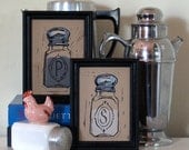 Cooking 101- Handprinted Letterpress prints