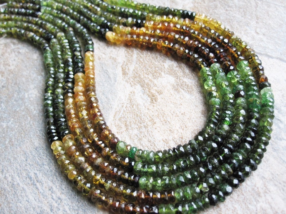 Petro Tourmaline Rondelles