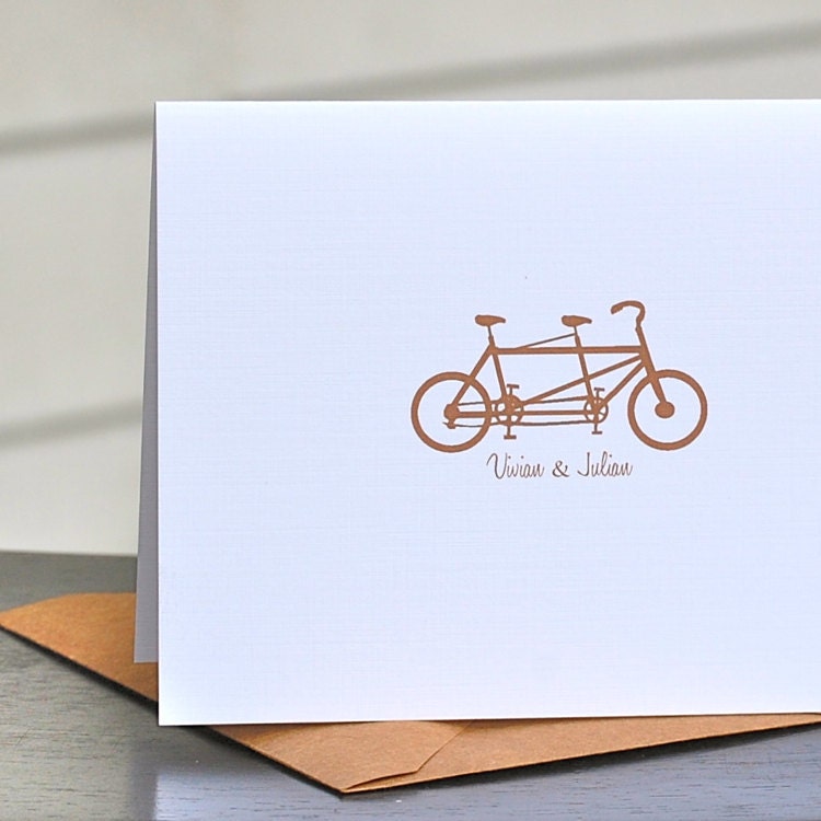 Tandem Bike Card