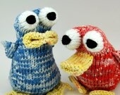 Baby Bird Amigurumi Plush Toy Knitting Pattern PDF Digital Download