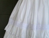 Extra Full White Romantic Ruffles Underskirt / Skirt - CUSTOM - Your Size