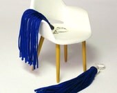 monaco blue tassel earrings, long dangle earrings,  summer fashion, winter fashion, glam jewelry