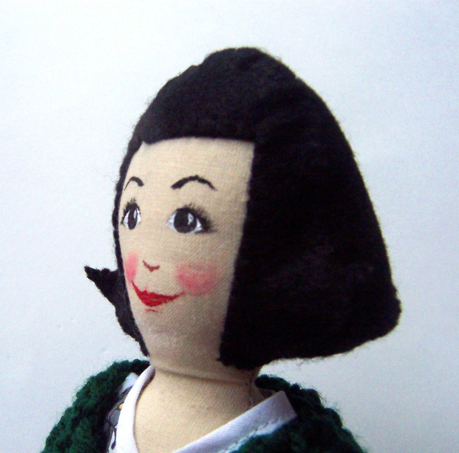 RESERVED for dbhblue - Amelie Poulain Doll, With Garden Gnome