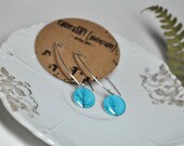 ENCHANTED. Eclipse dangle earrings. (Sterling Silver)