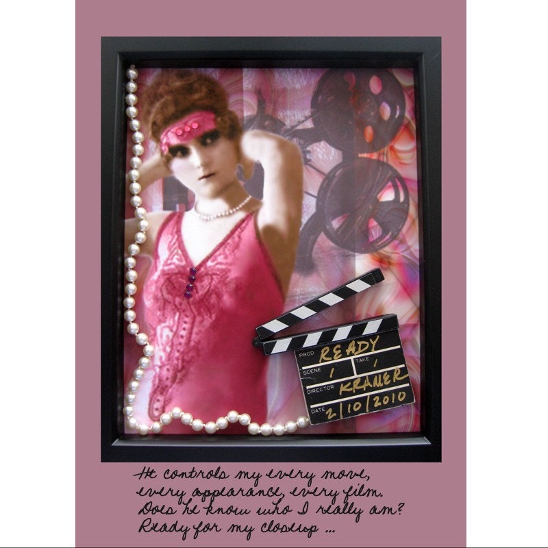 Framed Collage Ready for my Closeup
