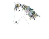 Horse, Flowers. limited edition 8x10 print.