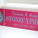 Personalized Family Name Sign with damask design Painted custom Wood Sign - Perfect  Gift Idea - ETS-101