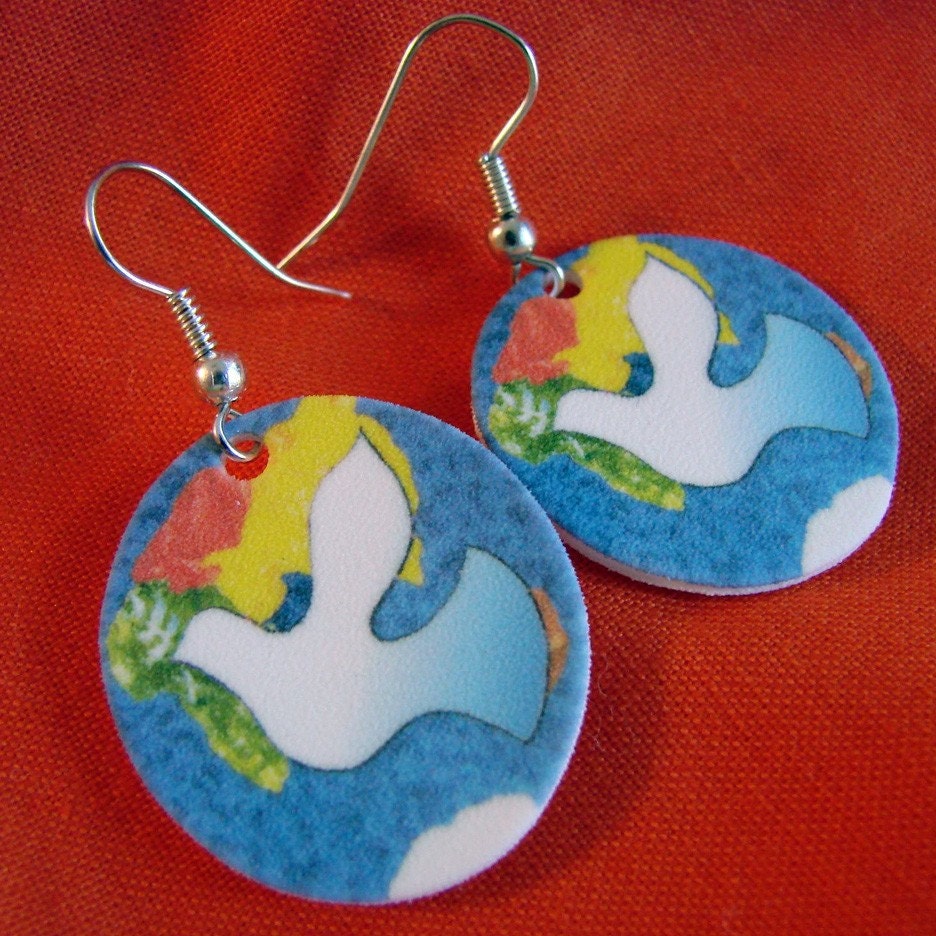 Peace Dove Earrings