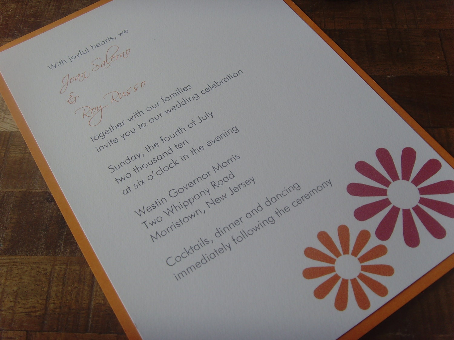 The Joan Wedding Invitation