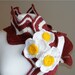 Bacon and Egg Scarf