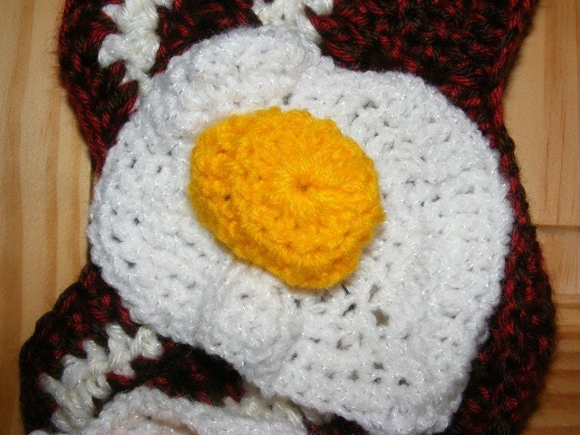 Bacon and Eggs Scarf
