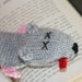 Squashed rat bookmark - INSTANT DOWNLOAD PDF Knitting Pattern