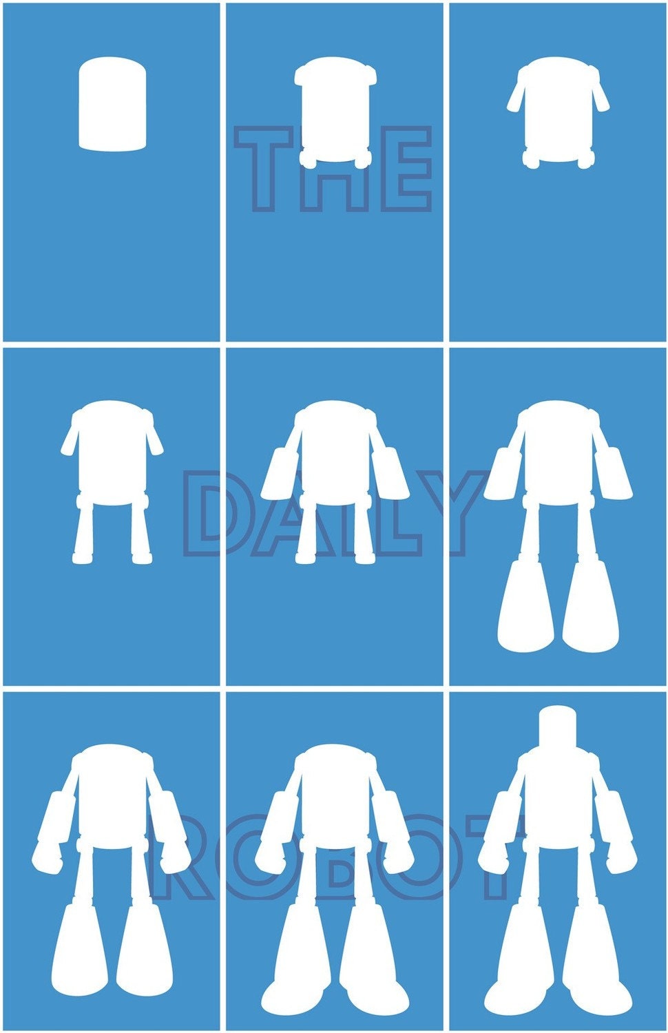 The Daily Robot - Progress Poster (REISSUED)