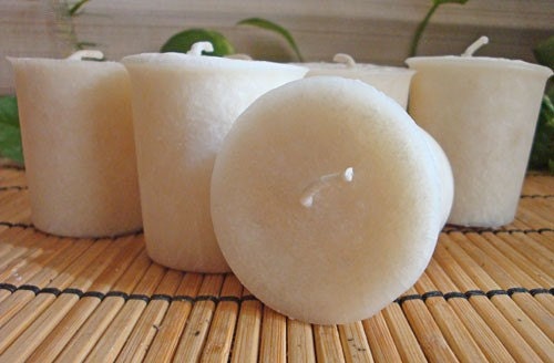TIBET - Natural Wax Votive Candle 6pk