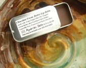 Chocolate Cocoa Butter Lip Balm - Lip Balm Tin - Chocolate Lip Balm - TeamEcoEtsy