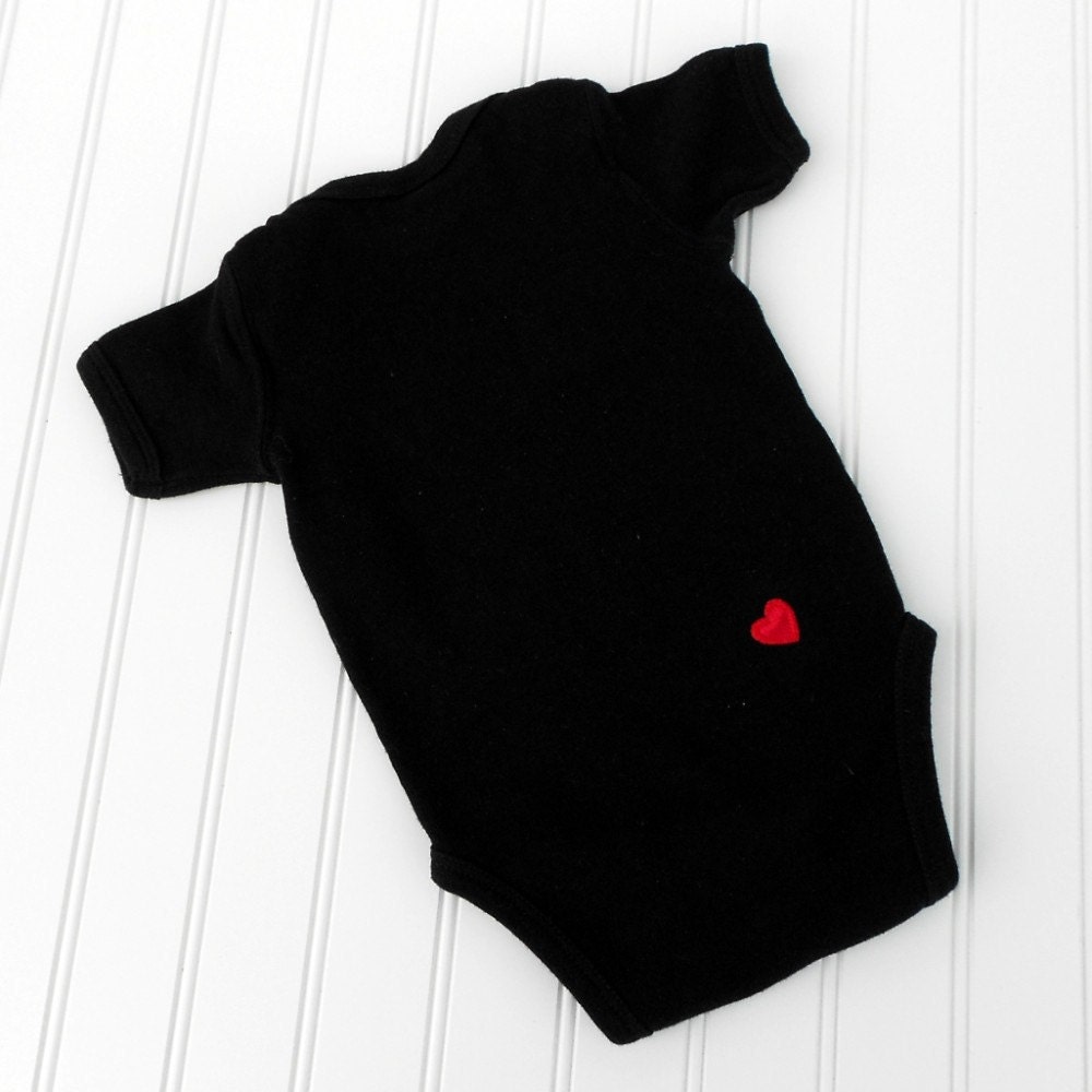 Great Baby Shower Gift READY TO SHIP formal Onesie - Tuxedo with Bow tie sewn cotton applique
