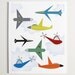 Wall Art, Nursery Wall Art, Airplane Print, Airplane Art, Nursery Print, Modernpop, Come Fly with Me - 11" x 14"