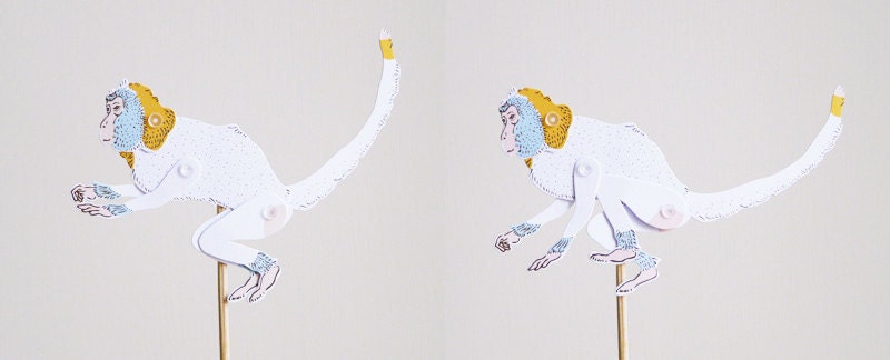 DIY Paper Puppet - MONKEY