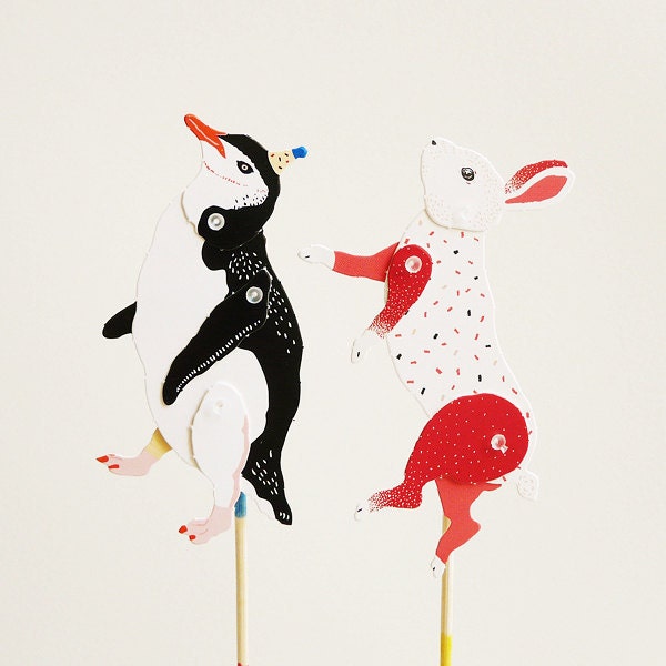 DIY Paper Puppet - Penguin