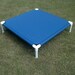 Large Dog Bed, Raised Dog Pet Cot, 12 Canvas Colors, Can Be Used Indoor-Outside 44x44x10