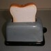 Ceramic Toaster and Toast Salt and Pepper Shakers