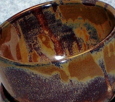 Brown Ceramic Coffee Mug  ONE cup Tea cups Stoneware Wheel Thrown Ceramics Pottery