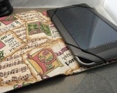 NookColor, Kindle, eReader upcycled case cover