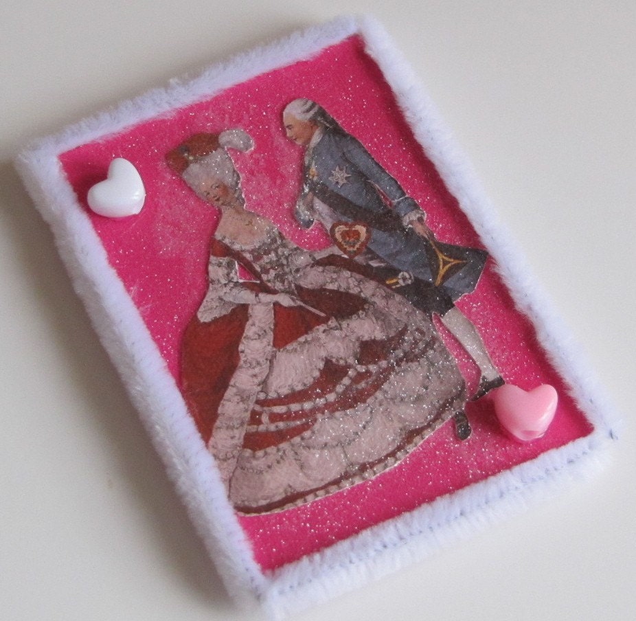 Marie Antoinette Valentine Magnet Sweet Little Gift for Your Valentine, Teachers, Family, Friends, Etc