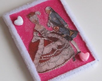 Marie Antoinette Valentine Magnet Sweet Little Gift for Your Valentine, Teachers, Family, Friends, Etc