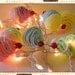 Fake Cupcake "Marie Antoinette" String Lights 12 Legs Orignal Concept/Design 10 Pastel Minis Fab Kitchen, Birthday Decor First On Etsy