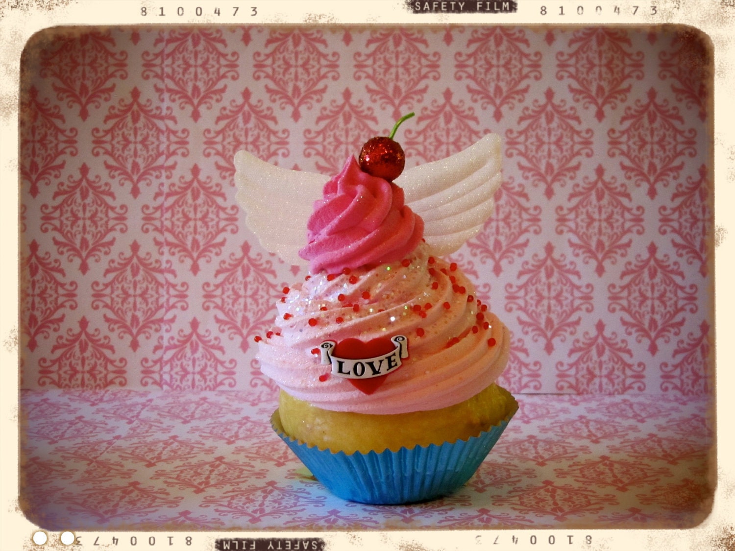 Fake Cupcake "Cupcake Angel Collection" "Cupcake Love Angel Tattoo Ed." Unique Gift IDEA 12 Legs Original/Design Concept