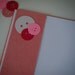 Button Notes Set of 10 Note Cards