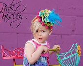 SWEETER than a CUPCAKE 2 hat on a headband or hairpeice for special occasions, photo shoots, circus, pageants, and babies