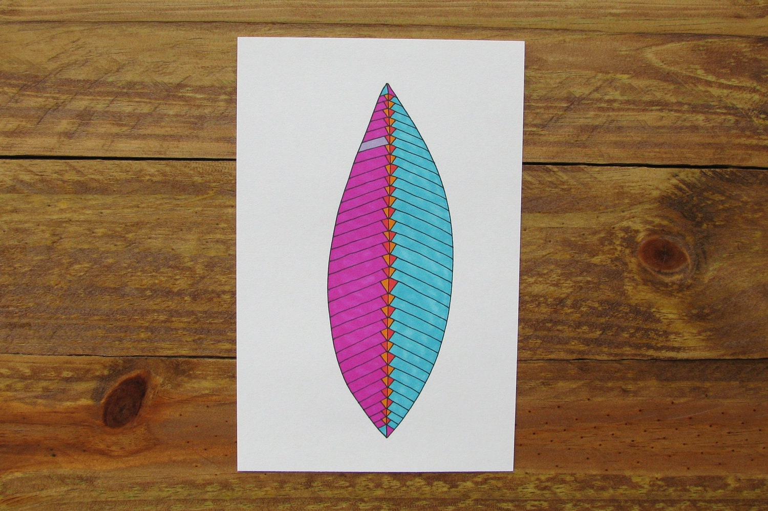Graphic Feather no. 2