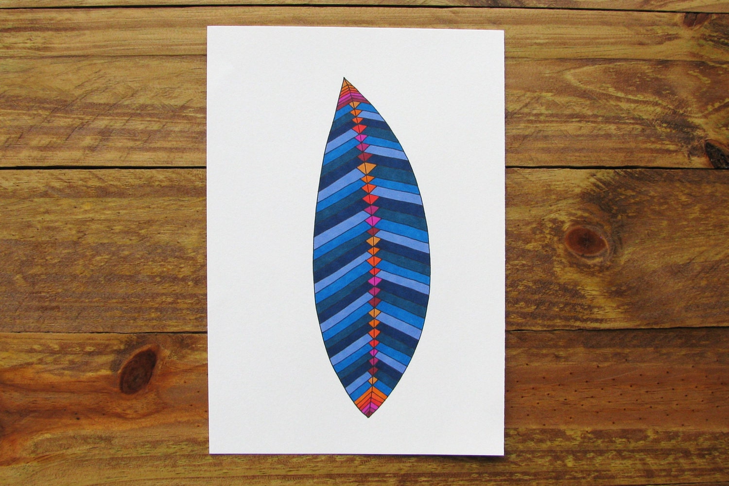 Graphic Feather no. 3