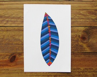 Graphic Feather no. 3