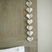 Vintage Scandinavian Book Paper Mobile 3D Heart Strings