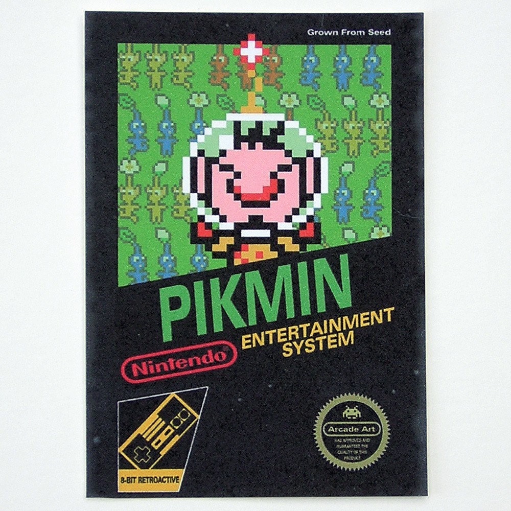 Pikmin 8-bit Retroactive - NES style Magnets