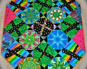 SALE Kaleidoscope "Dinosaur Egg" Kids Childrens Quilt OOAK