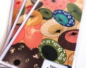 Japanese Parasols Fabric Card