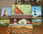 Acrylic Paintings On Brick Pavers
