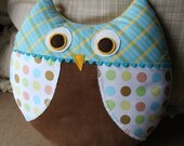 Max the Owl Pillow Plush Sewing Pattern PDF Cute, Simple, Fun