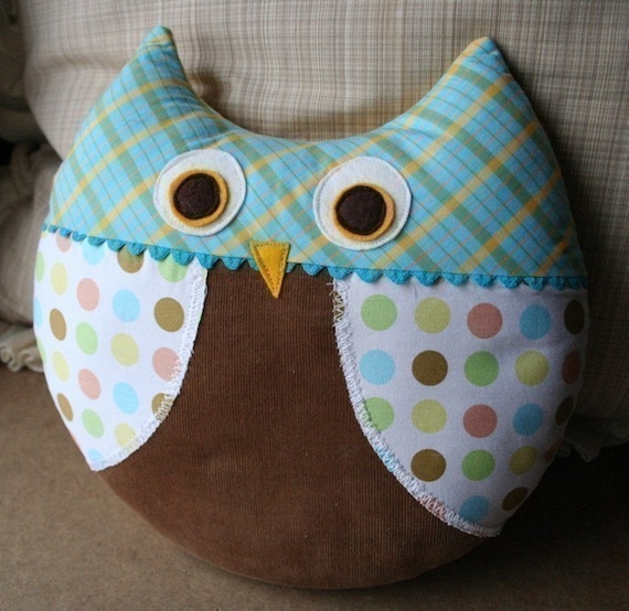 Max the Owl Pillow Plush Sewing Pattern PDF Cute, Simple, Fun