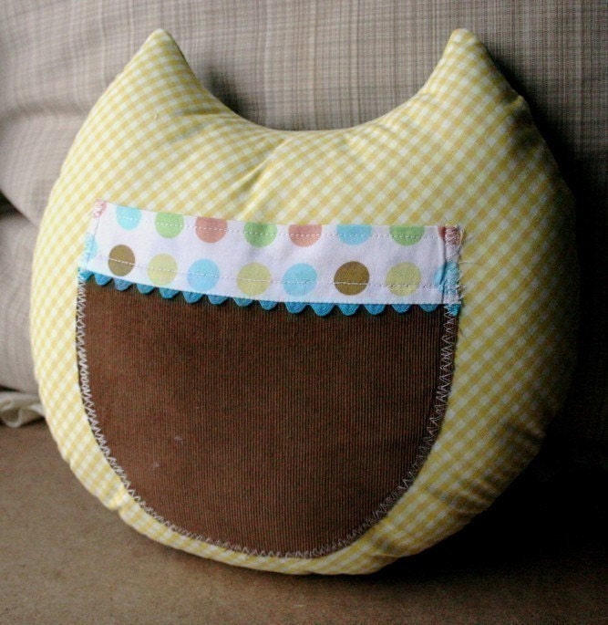 Max the Owl Pillow Plush Sewing Pattern PDF Cute, Simple, Fun