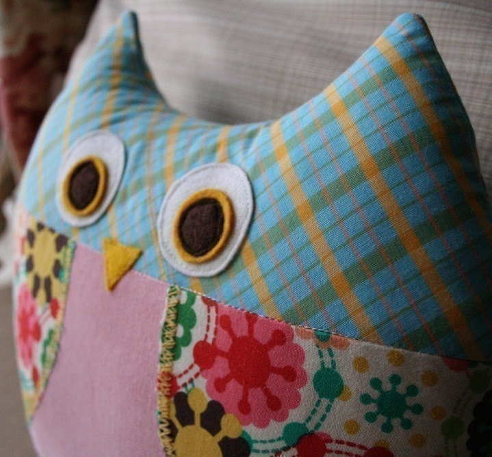 Max the Owl Pillow Plush Sewing Pattern PDF Cute, Simple, Fun