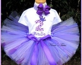 Princess Crown with Number, Birthday Outfit,Party Outfit,Birthday Tutu Set, Personalized,Custom,photo Shoots  sizes 1yrs thru 5yrs