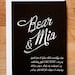 Wedding Invitation Set - Custom Chalkboard Card wedding invitation with Chalk