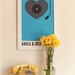 Vintage Wedding Invitation - Record Player Set