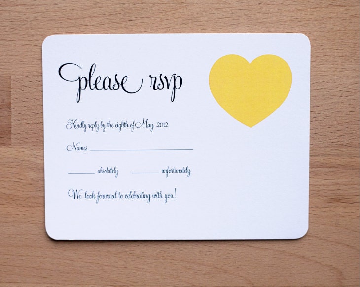 Wedding invitation - Simple Heart